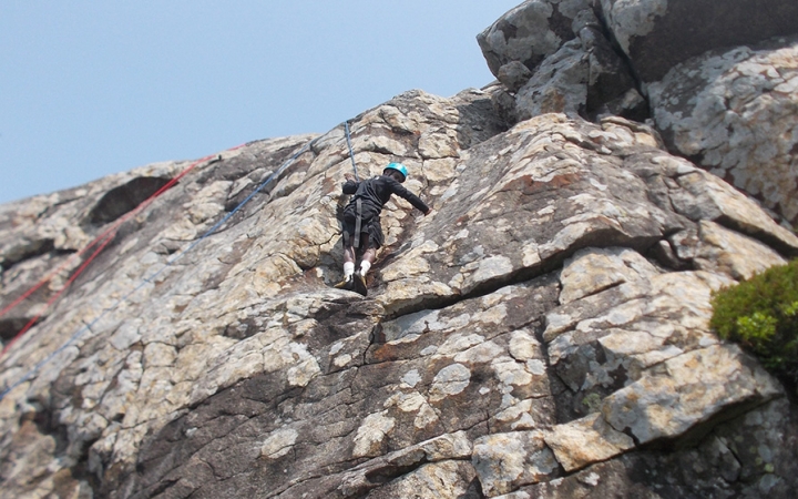 rock climbing gap year program in maine